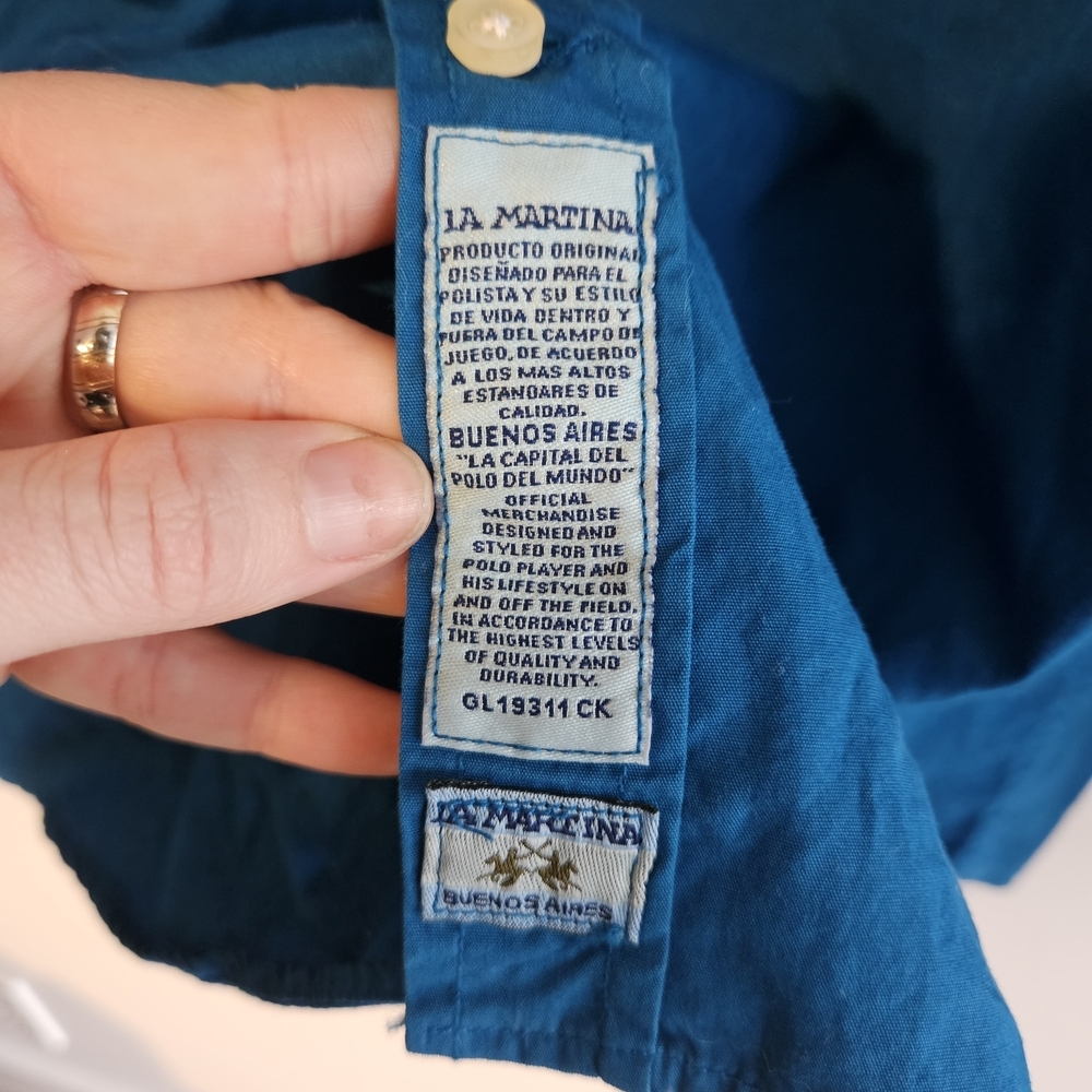 Blue Men's Shirt - Picture 2 of 10
